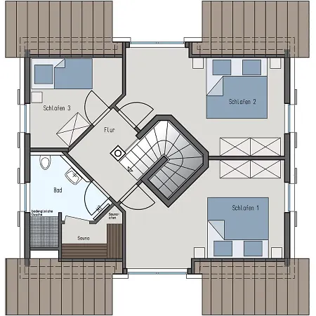 Feriehus Schilfrohrsaenger 8 Fuhlendorf (Mecklenburg-Vorpommern)